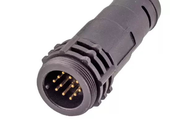 E13 Мужской литой прямой штекерный разъем, тип сопряжения кабеля (резьбовой)