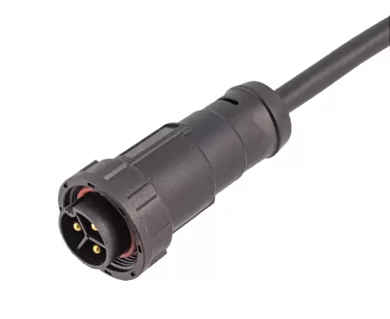 E13 Мужской литой прямой штекерный кабель (резьбовой)