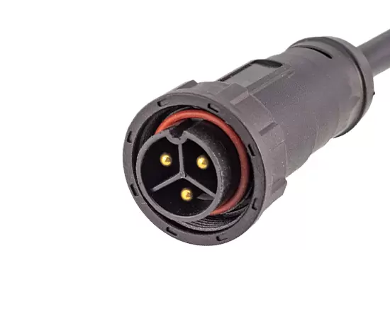 E13 Мужской литой прямой штекерный кабель (резьбовой)