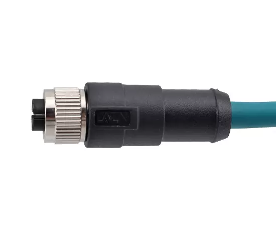M12 Straight Fembroded Pluged (тип данных, экранированный)