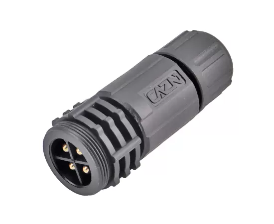 E13 Прямой штекер под пайку (резьбовой)