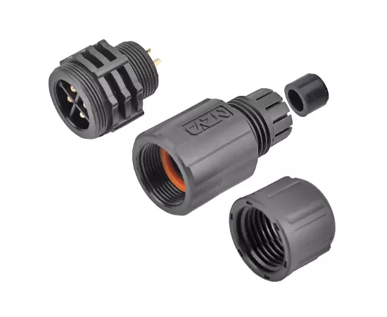 E13 Прямой штекер под пайку (резьбовой)