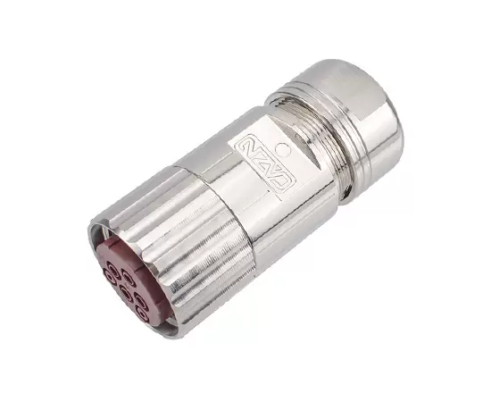 M40 Сигнальная прямая розетка металлическая собранная заглушка (обжимная)