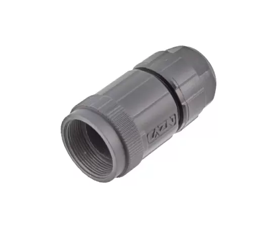 Пластиковый штекер RJ45 Straight Male (резьбовой)-NR (соединительная гайка не вращается)