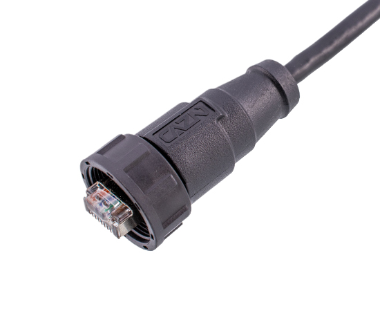 Rj45 прямой мужской переводчик (резьба)