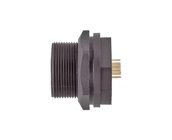 Гнездо RJ45 для монтажа на заднюю панель печатной платы (резьбовое)