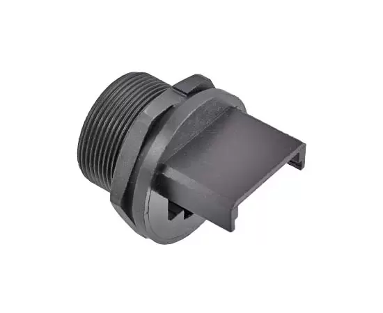 Гнездо RJ45 на задней панели платы с одним портом Ethernet (с гнездом для карты на конце)