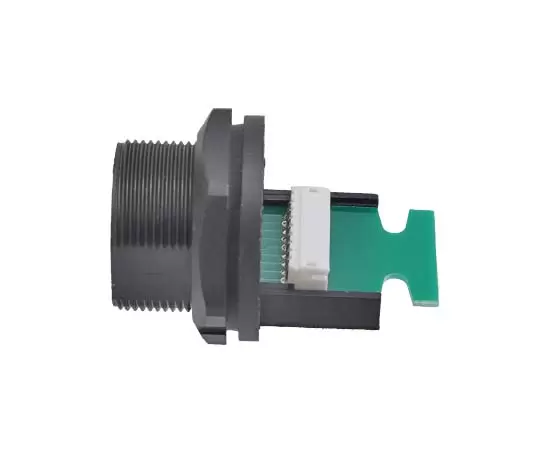 Гнездо RJ45 для задней панели с одним портом Ethernet и клеммами (резьбовое)