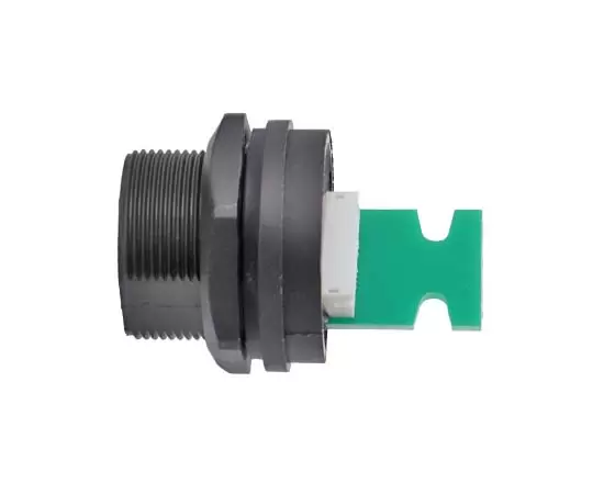 RJ45 гнездо для подключения заднего порта Ethernet к сетевому кабелю терминала (пластиковый корпус терминала с изогнутыми контактами ZH1.5) (резьбовое)