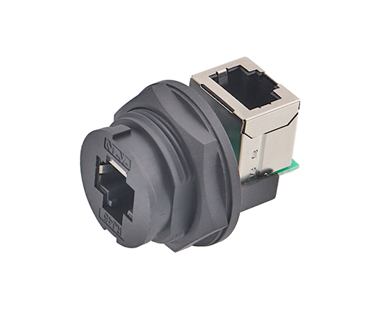 E16 RJ45 самка до самок (90 °) Набор для крепления (штыка)