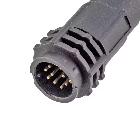 E13 Мужской прямой штекерный разъем для соединения кабеля (байонетный)