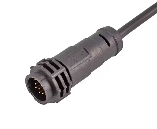 E13 Мужской прямой штекерный разъем для соединения кабеля (байонетный)