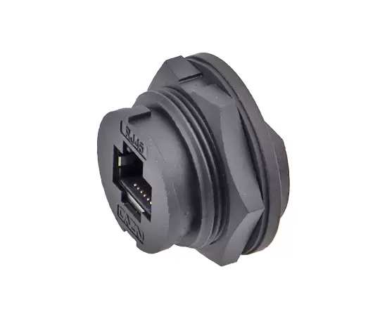 E16 ERJ45 гнездо для задней панели печатной платы (байонет)