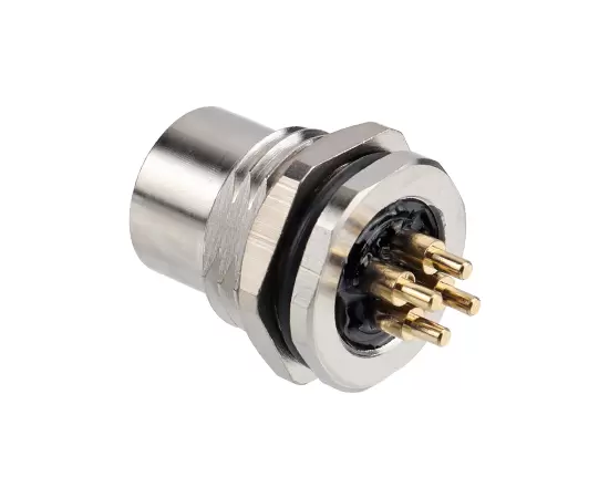 M12 Женское заднее крепление (тип питания, PCB, винт M16*1,5/PG9)