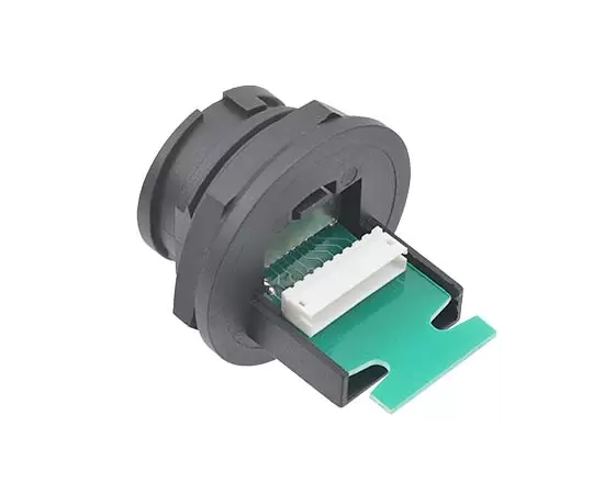 E16 RJ45 Female Board Задняя панель с одним портом Ethernet Гнездо с клеммами (байонет)