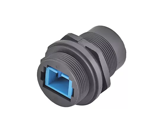 FDDI одномодовый одножильный разъем для фронтального монтажа (резьбовой)