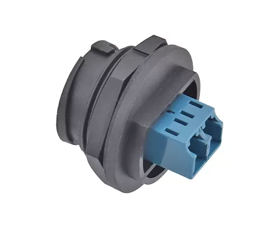 E16 FDDI одномодовый двухжильный разъем с задним креплением (байонет)