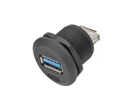 EP-USB Панель передняя установка двойной розетки (резьбовая)