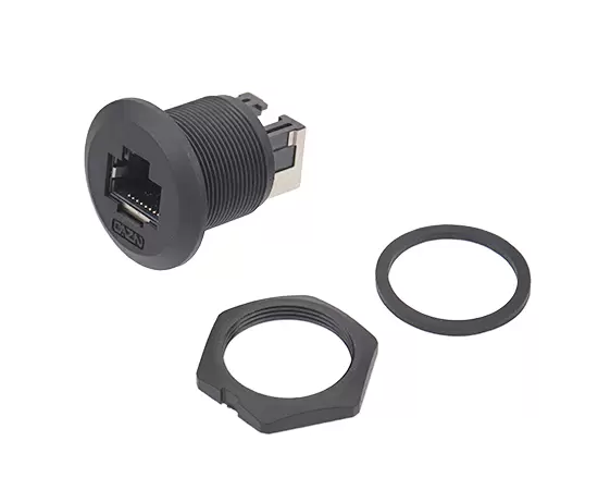 EP-RJ45 Монтаж на передней панели двойной розетки (резьбовой)