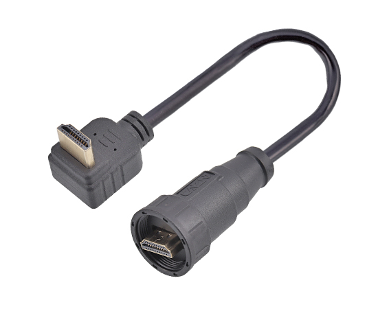 HDMI Прямо от R/a мужской кабельной штекер (резьба)