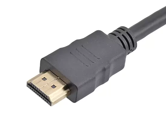 Кабель HDMI R/A «папа» - «папа» (резьбовой)