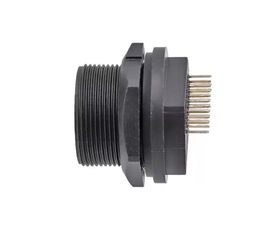 Гнездо HDMI для монтажа на заднюю панель печатной платы (резьбовое)