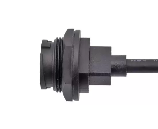 E16 HDMI гнездо для крепления на задней панели к кабелю Str.Male (байонет)