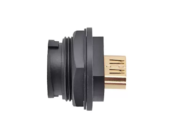 E16 EHDMI гнездо с задним креплением «мама-мама» (байонет)