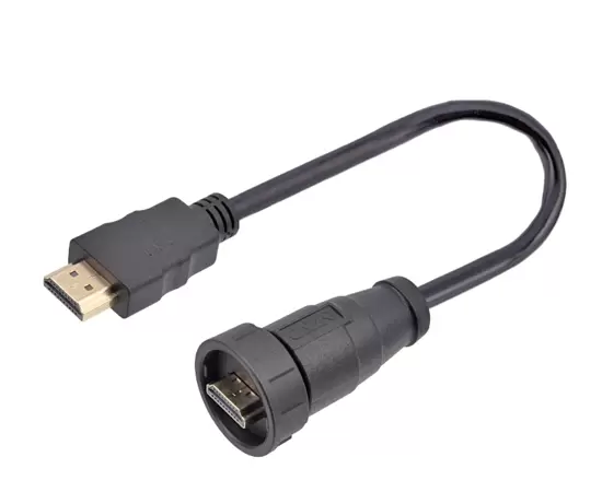 HDMI прямой штекер-штекер кабеля (байонет)