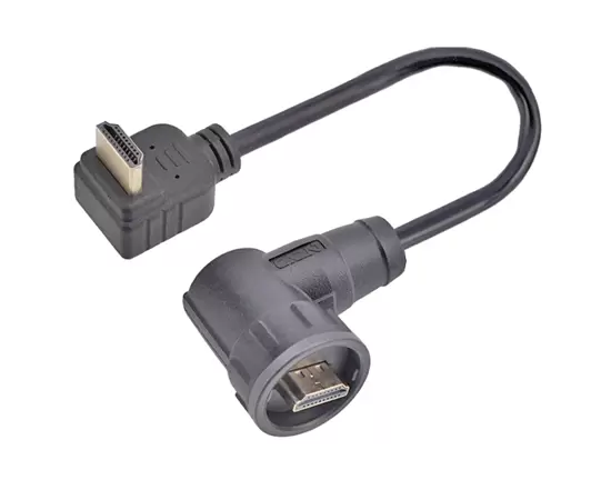 Кабель HDMI R/A Male to R/A Male