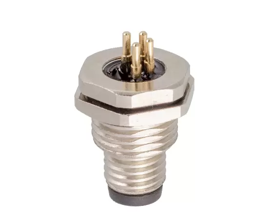 Гнездо M8 с задним креплением (печатная плата, винт M11*11)