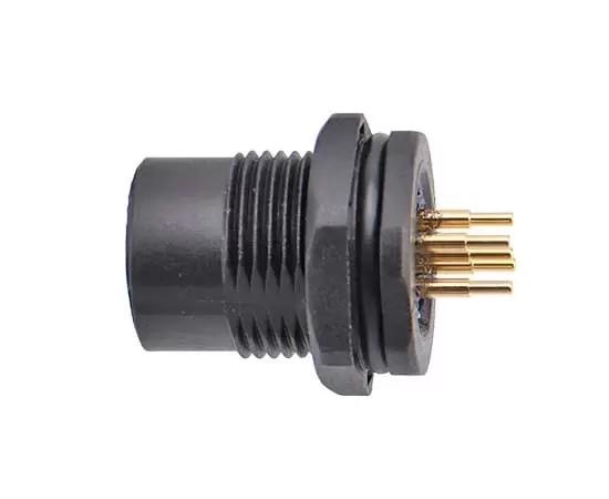 M12 Женское спинное крепление (PCB, Винт M15*1, Пластиковый тип)