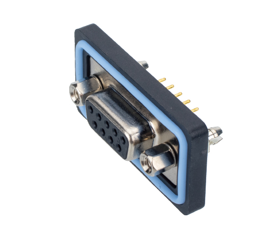 EDB1 прямая женская розетка (PCB, PEG)