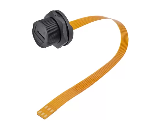 Гнездо E-Nano SIM для пайки сзади (резьбовое)